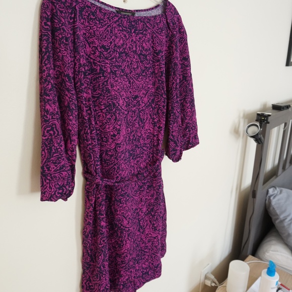 Banana Republic 1/2 Sleeve Square Neck Dress | S - Picture 2 of 4